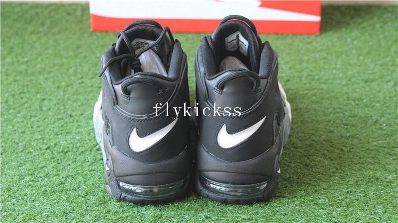 Nike Air More Uptempo Tri Color Black Grey White